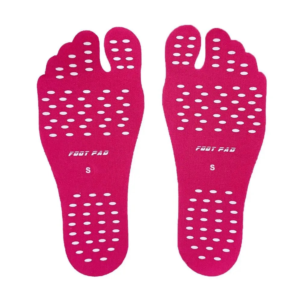 Semelles adhésives antidérapantes en gel de silice pour chaussures de plage, coussinets antidérapants, autocollants pour pieds nus, bord de mer