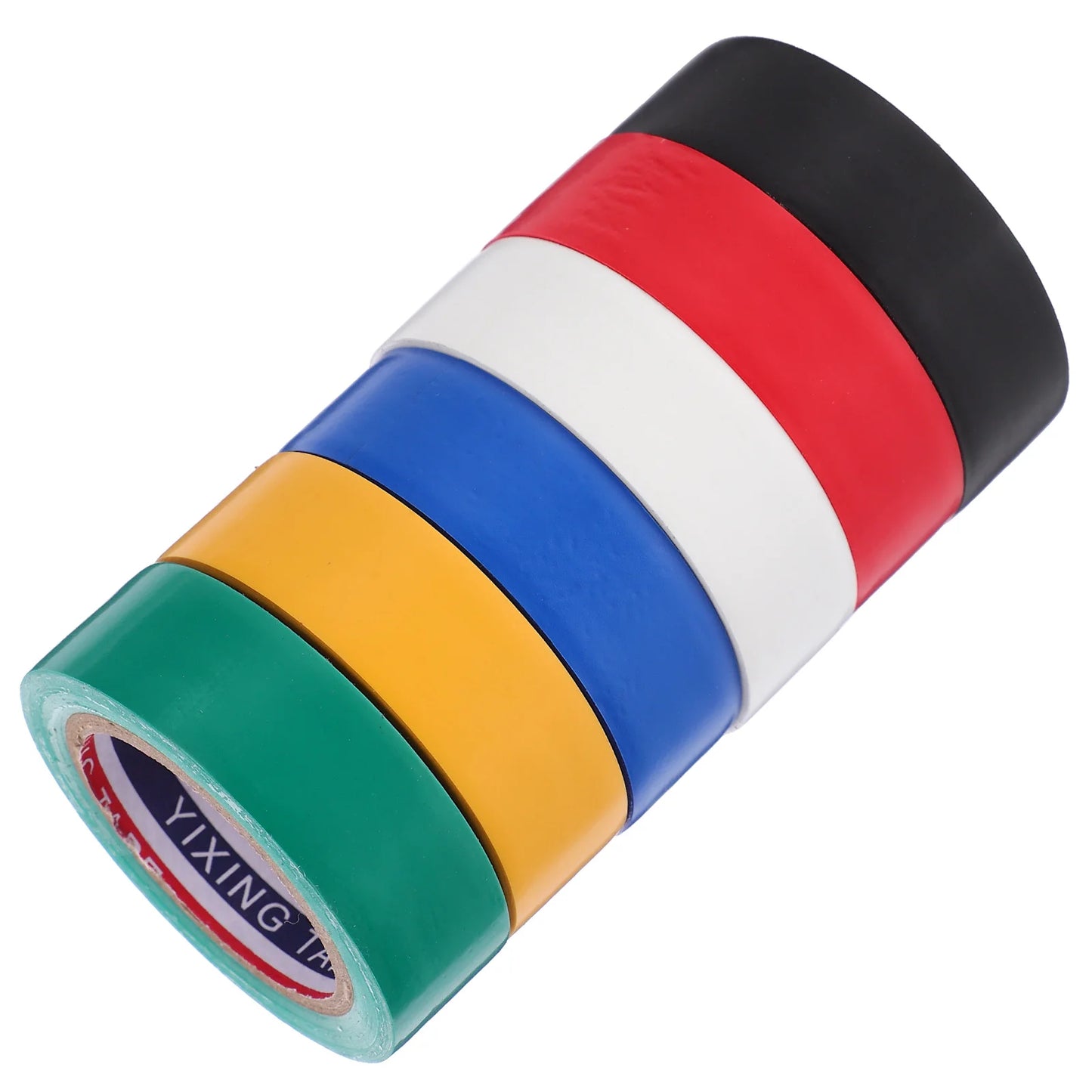 6 Rolls Insulation Tape Electrician Tape Colored Electrical Assortment Wire Protection Tapes Car Wiring Harness PVC Adhesive