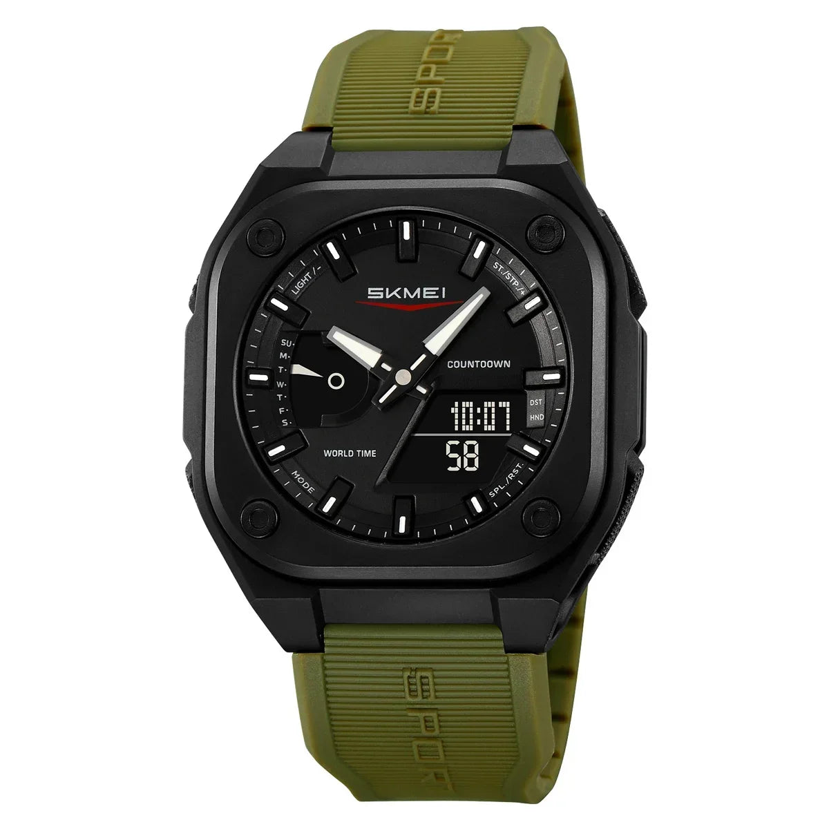 Montre SKMEI 2328 pour homme, accessoire de sport, étanche, réveil, numérique, électronique