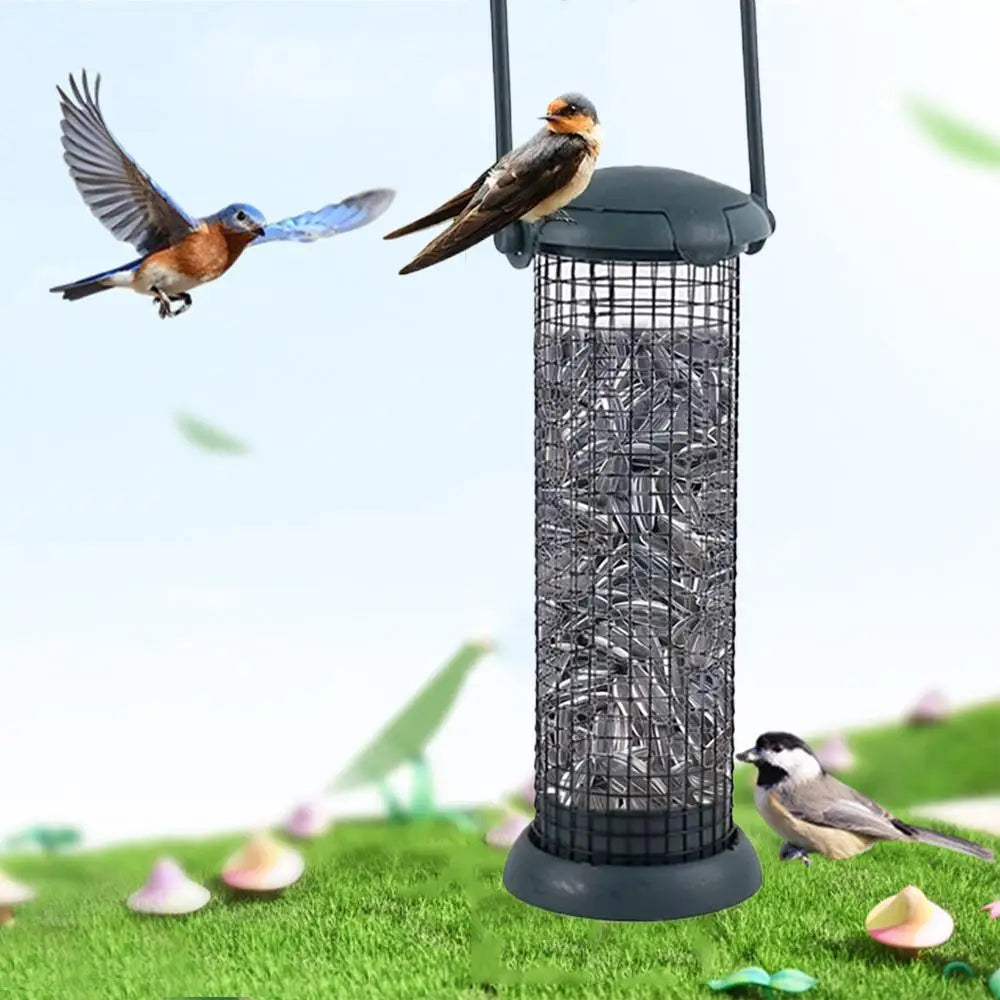 Bird Feeder Dumplings Grease Ball Rack Outdoor Food Dispenser For Tit Small Wild Birds Feed Station Hanging Birds Feeder