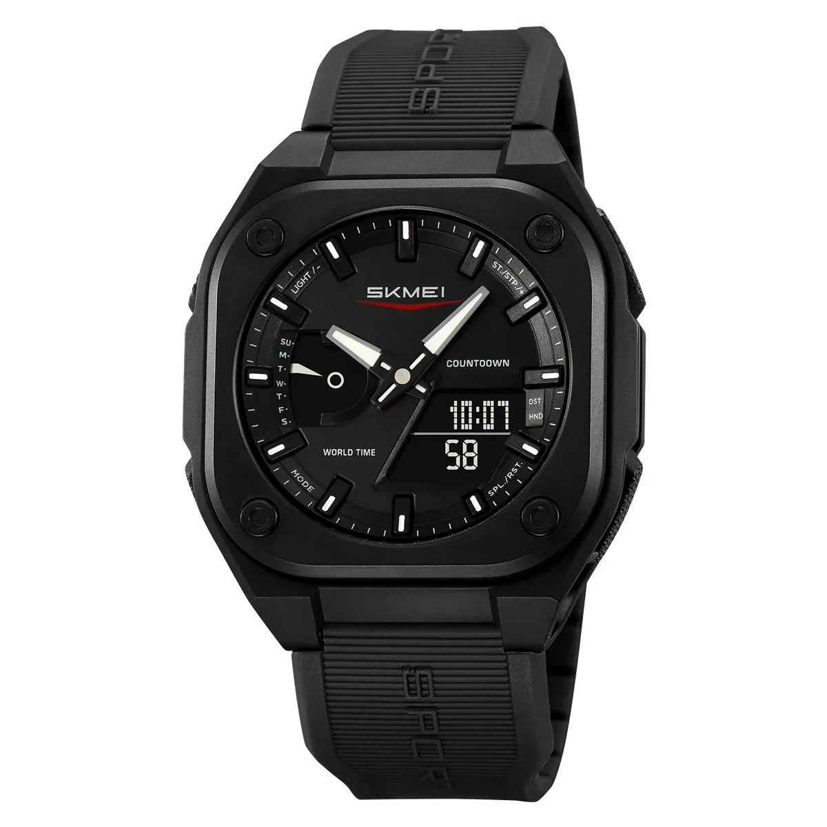 Montre SKMEI 2328 pour homme, accessoire de sport, étanche, réveil, numérique, électronique