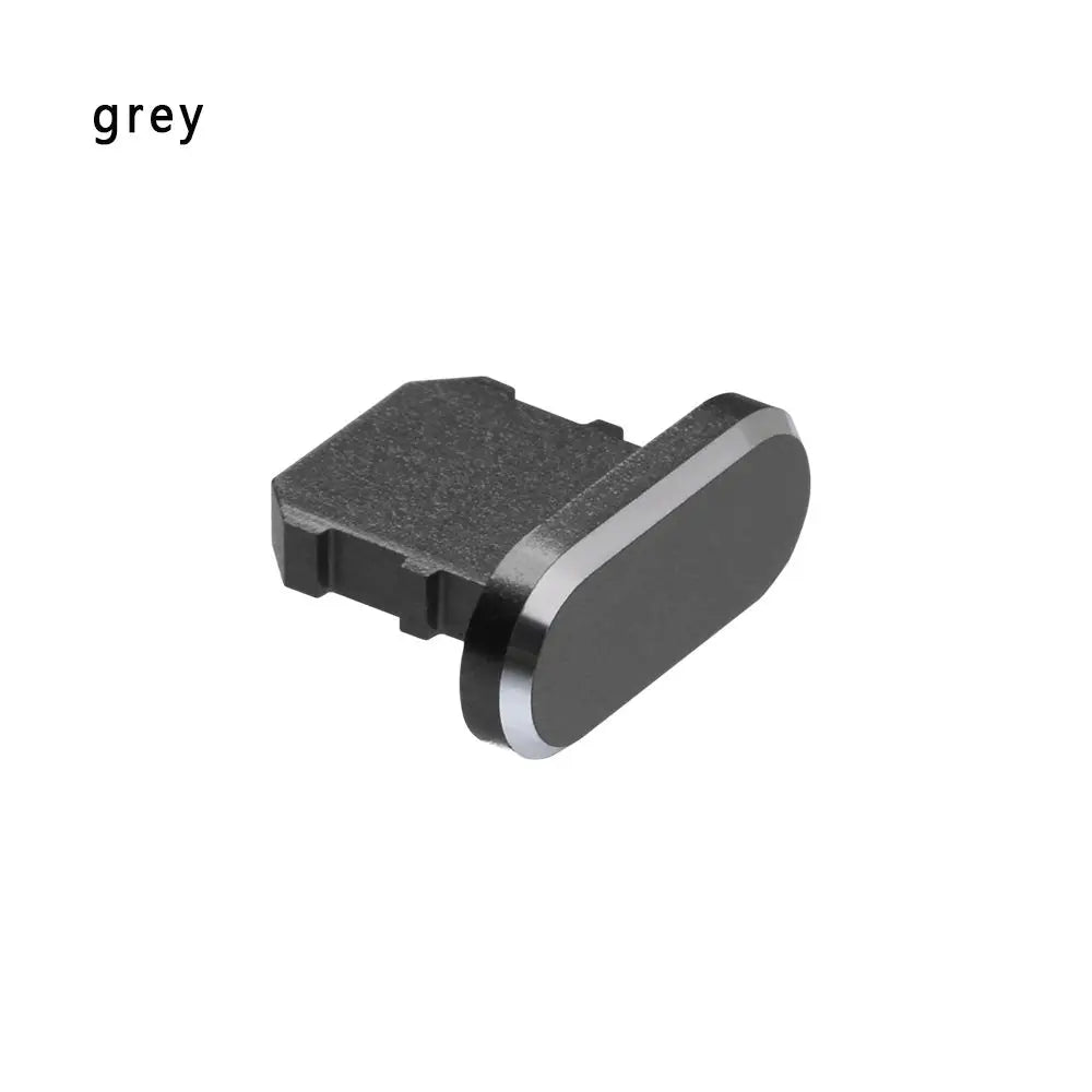1PC Metal Charger Port Anti Dust Plug Stopper For iPhone 14 13 12 11 X XR Max 8 7 Plus Phone Accessory Charging Plug Cap Cover