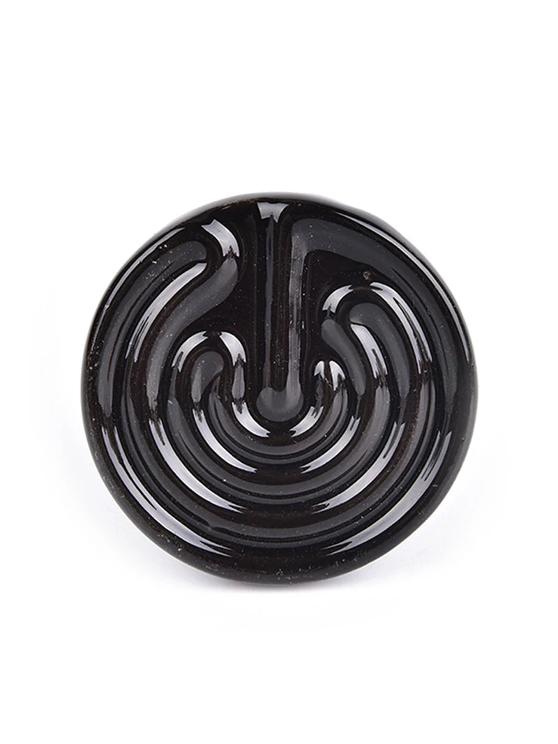Reptile Heat Lamp Black Infrared Ceramic Emitter Heat Light Bulb Pet Brooder 220-240V Touch Lamp For Chameleon Cage Snake Tank
