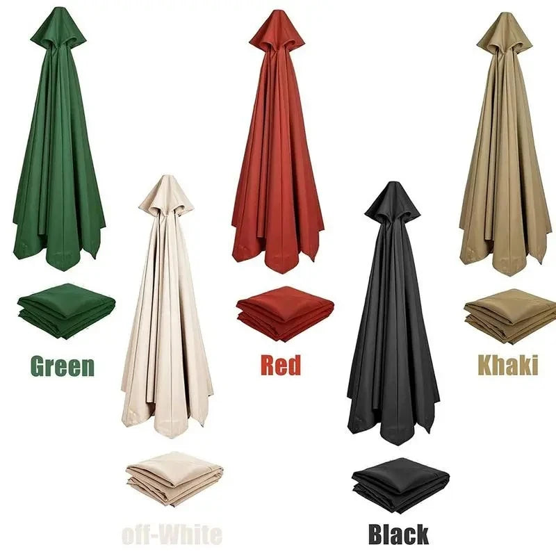 Parasol de jardin en tissu imperméable pour activités de plein air, pique-nique, camping