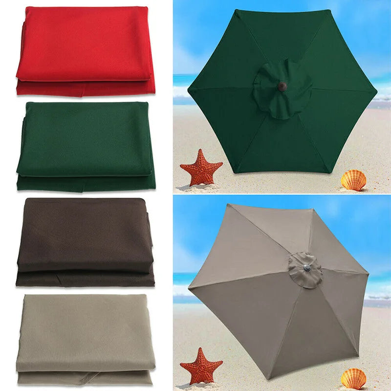 Parasol de jardin en tissu imperméable pour activités de plein air, pique-nique, camping