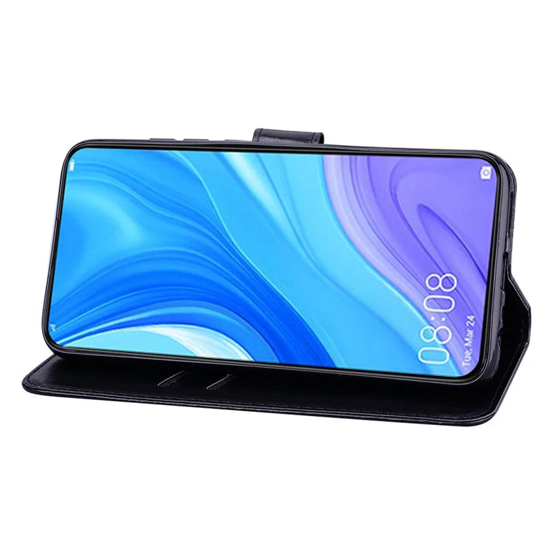 For Huawei P Smart Pro Case Phone Cover Soft Silicone Wallet Flip Case for Coque Huawei P Smart Pro Phone Case Fundas 2019 Cover
