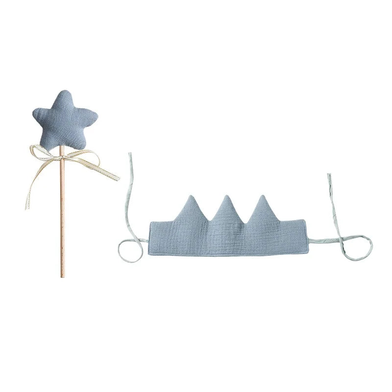 1PC Baby Wooden Star Magic Wand Rattle Play Gym Teether Toy Newborn Birthday Party Photography Prop Montessori Toys For Kid Gift