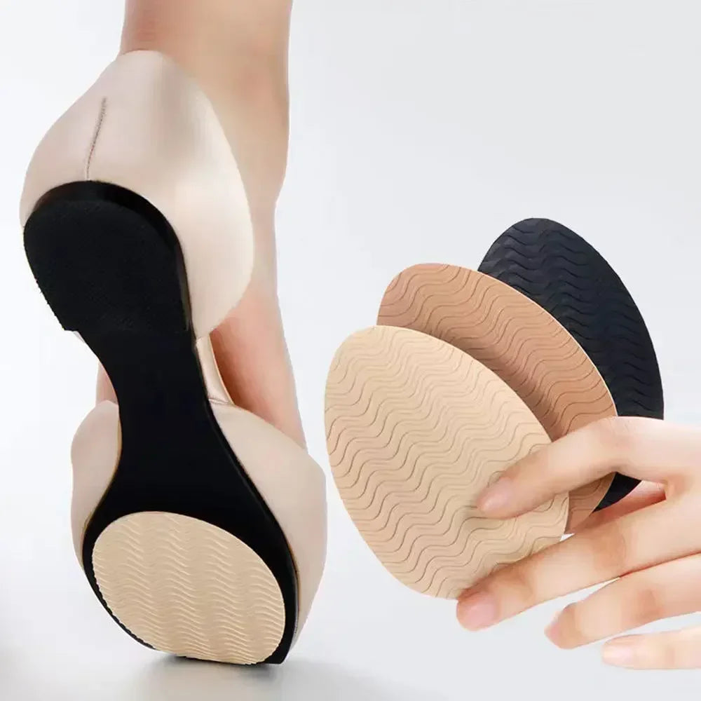 Tapis de chaussures antidérapant et résistant à l'usure, autocollants, protecteur de semelle auto-adhésif, talons hauts, autocollant pour l'avant-pied, coussinets de semelles en caoutchouc de silicone