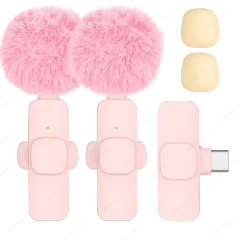 Nouveau microphone cravate sans fil, mini microphone portable pour enregistrement audio et vidéo, pour iPhone, Android, PC, appareil photo, jeux en direct, téléphone