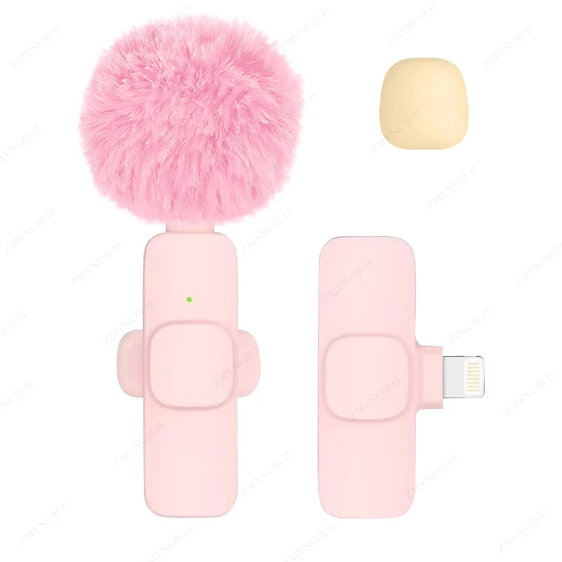 Nouveau microphone cravate sans fil, mini microphone portable pour enregistrement audio et vidéo, pour iPhone, Android, PC, appareil photo, jeux en direct, téléphone
