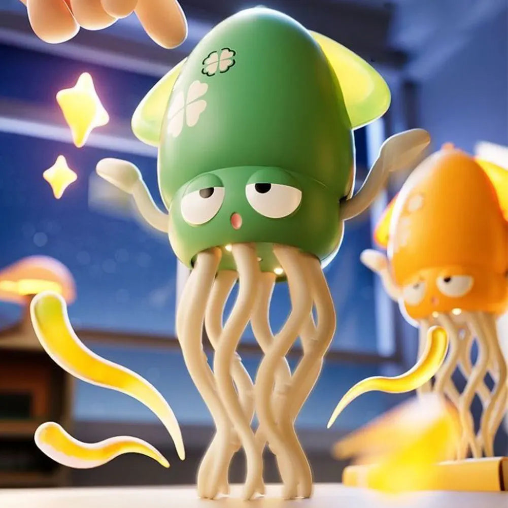 Pieuvre électronique dansante avec musique et lumière, jouet éducatif interactif et mobile, idéal comme cadeau pour enfant