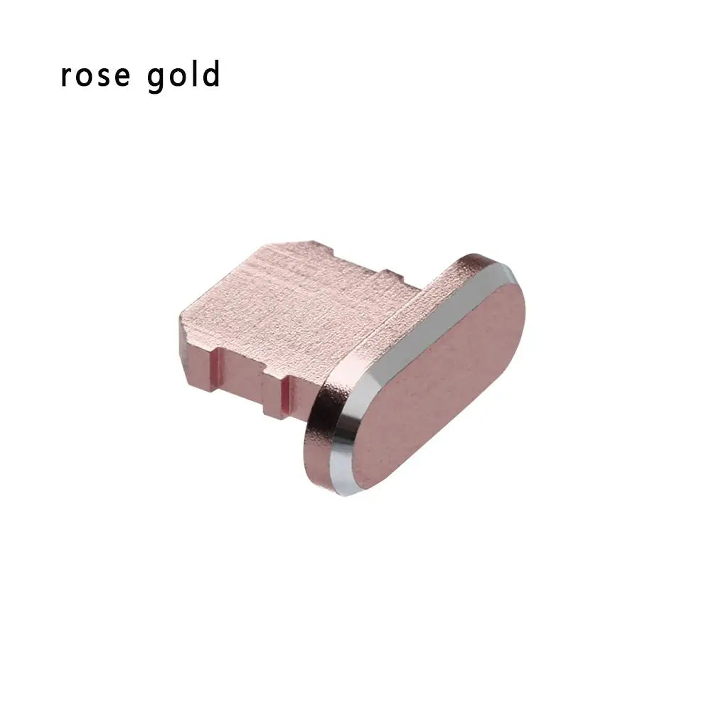 1PC Metal Charger Port Anti Dust Plug Stopper For iPhone 14 13 12 11 X XR Max 8 7 Plus Phone Accessory Charging Plug Cap Cover