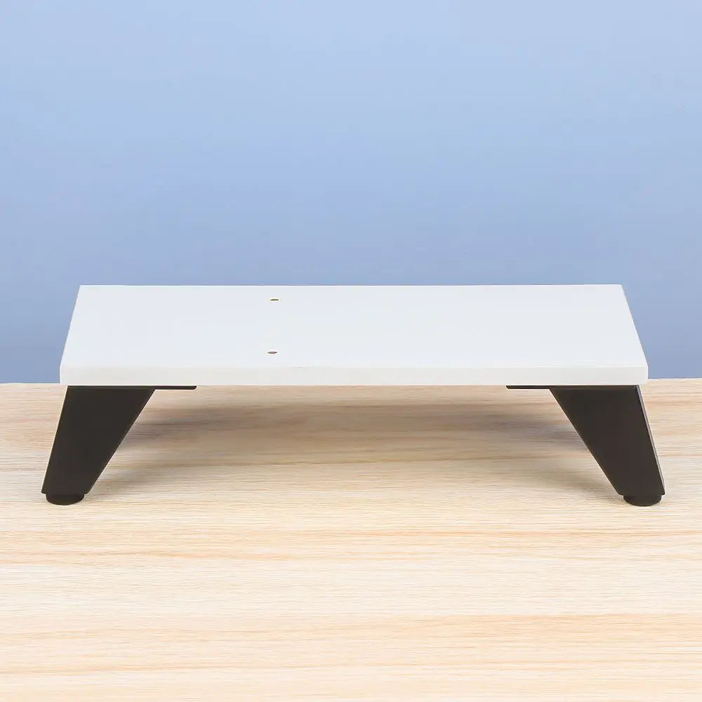 Lot de 4 pieds de meuble antidérapants, noirs et blancs, pour canapé, armoire, table