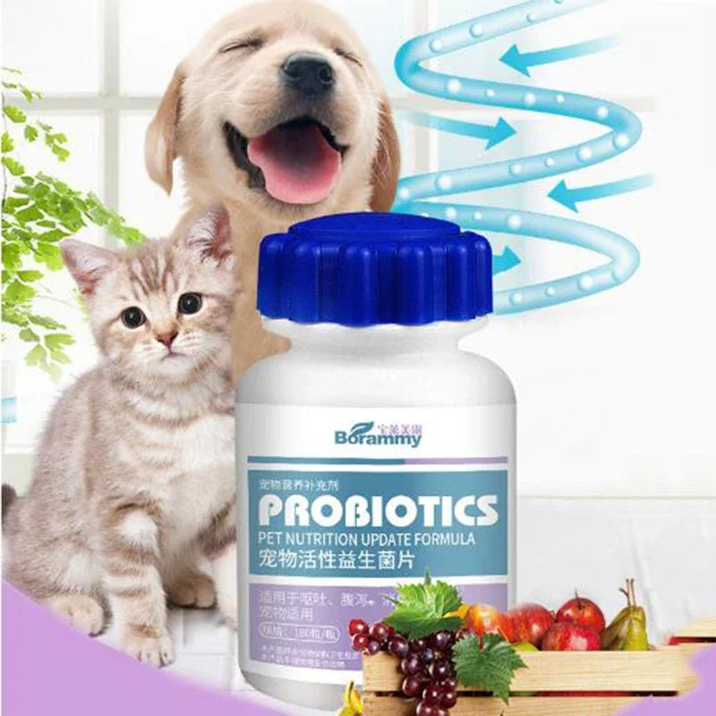 Pet Active Nutritional Probiotics Improve Diarrhea Digestion Gastrointestinal Health Products for Cats and Dogs