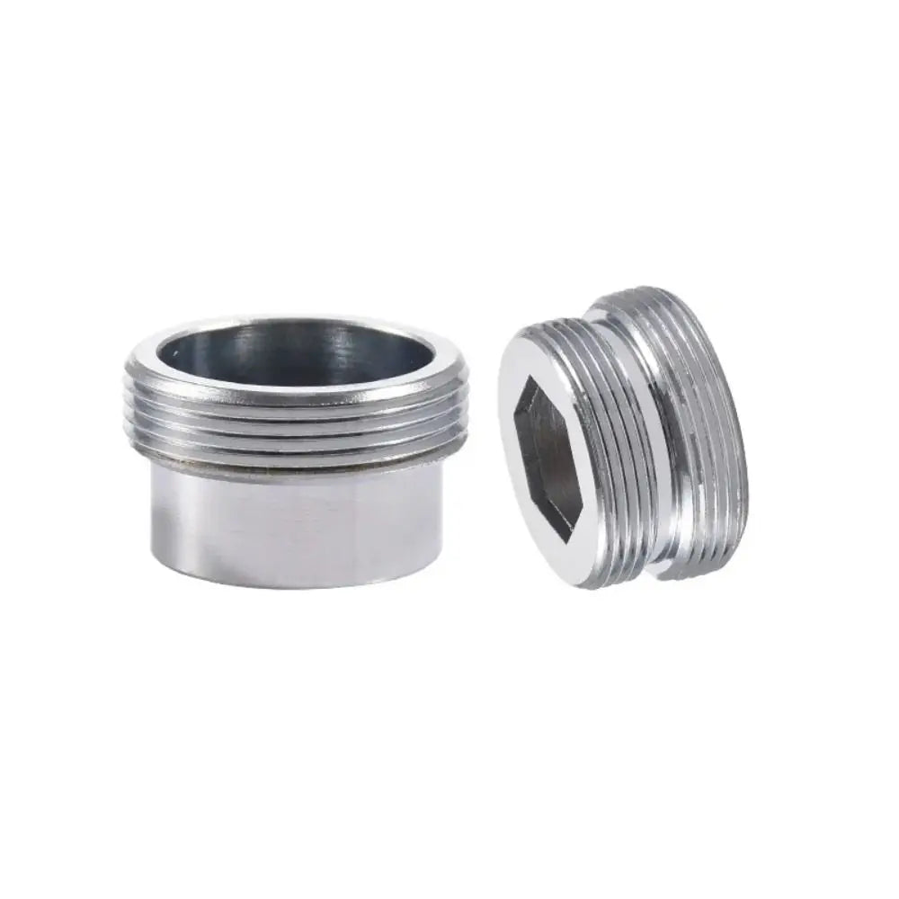Kitchen Faucet Adapter Set 18/20/22/24mm To 22mm With Washer Metal Male Female Saving Tap Aerator Connector Bathroom Accessories