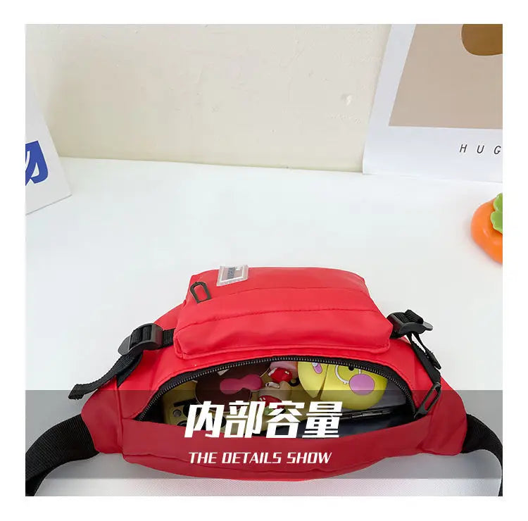 Casual Design Children's Chest Bag Handsome Boys Small Shoulder Messenger Bags Baby Kids Purse Handbags Cool Girls Fanny Pack