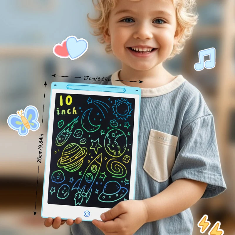 Tablette graphique LCD 8,5/10/12/16 pouces, tableau de dessin animé, jouets, cadeaux pour filles et garçons de 3 à 12 ans, bloc-notes pour enfants