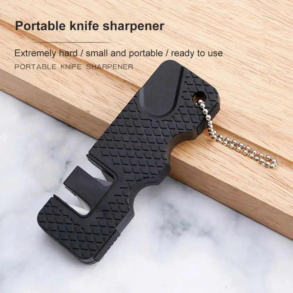 Knife Sharpener Pocket Ceramic Sharpen Diamond Tool Scissor Sharpen Gears Fish Hook Carbide Knife Whetstone Outdoor Multi Tools