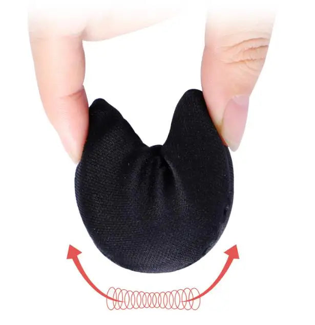 Coussinets d'insertion en éponge pour l'avant-pied, ajustement pour femmes, réduction de la taille des chaussures, soulagement de la douleur, semelles de remplissage pour talons hauts, coussin pour l'avant-pied et les orteils
