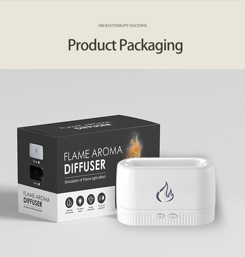 Diffuseur d'arômes à flamme, humidificateur à prix d'usine, machine silencieuse pour maison et chambre à coucher