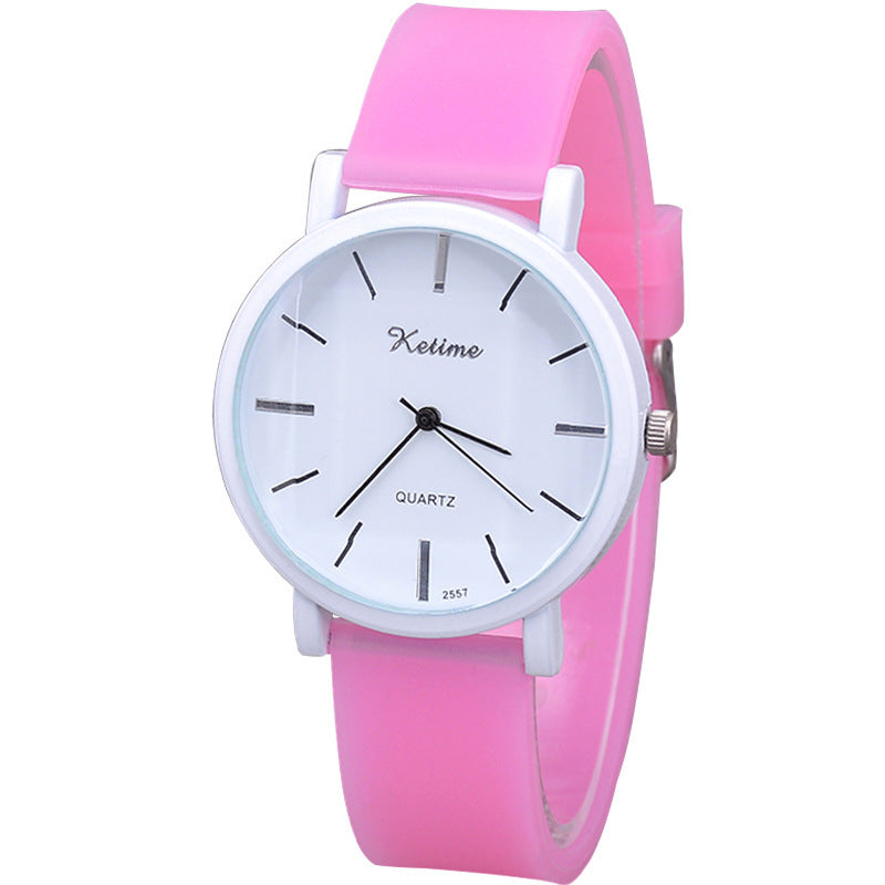 Fashion Silicone Band Quartz Watch
