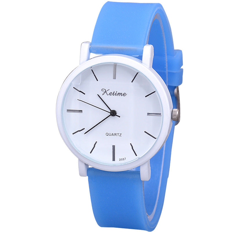 Fashion Silicone Band Quartz Watch