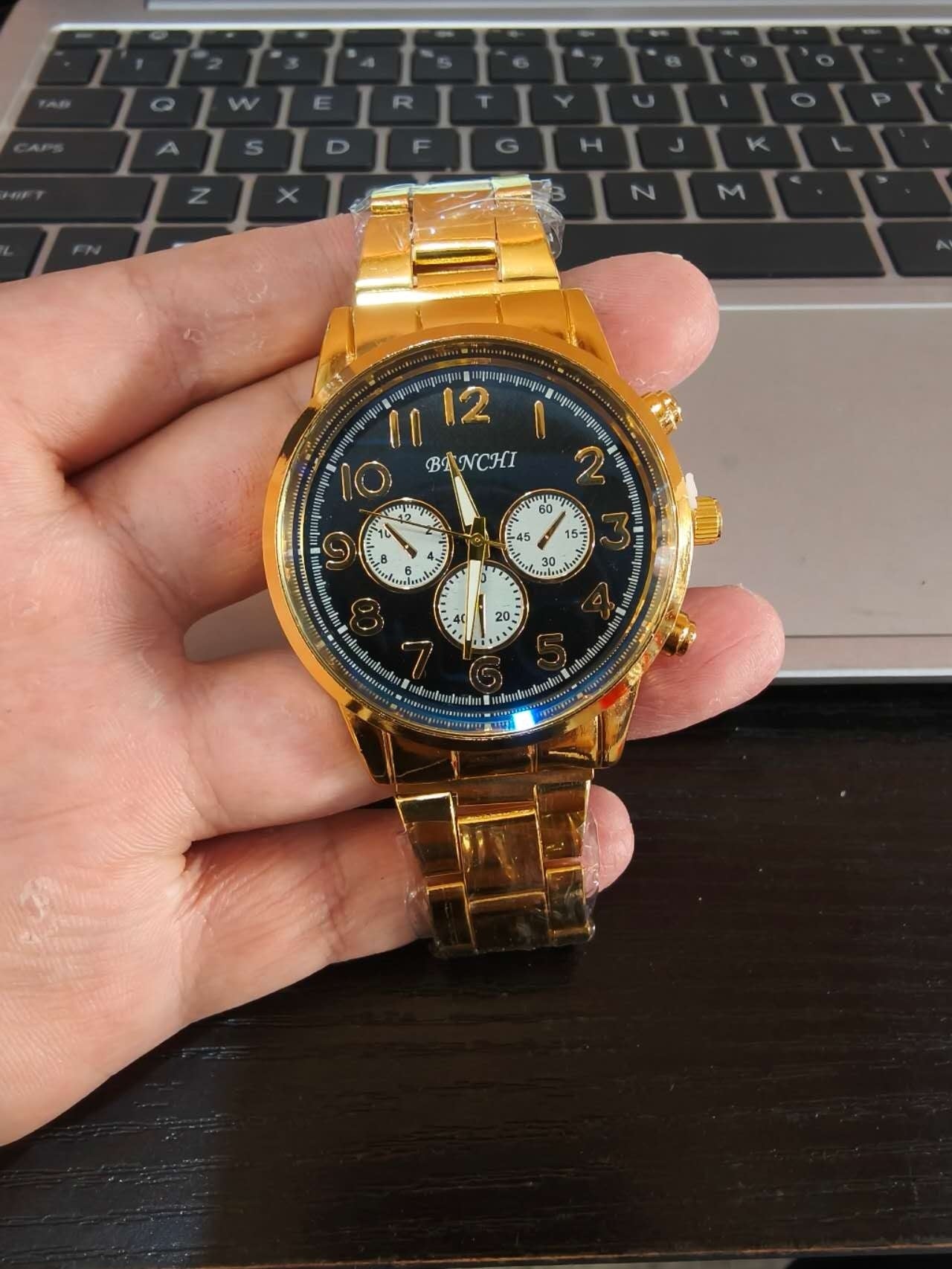 Men's Steel Belt Quartz Sports Watch