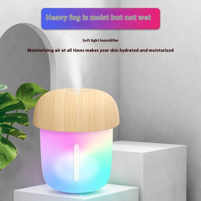 Mushroom Water Droplets Humidifier Mini Usb Vehicle-mounted Home Use Small Spray For Desktop Office
