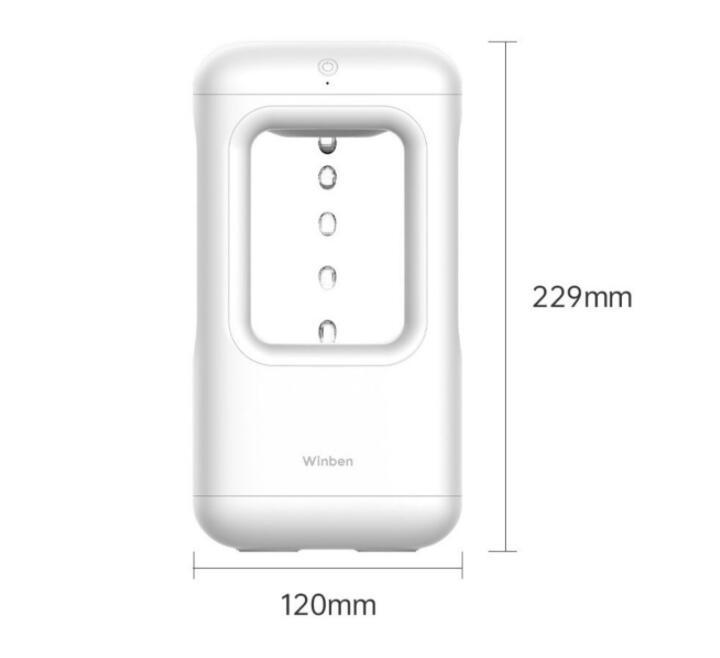 Nouvel humidificateur d'air pour maison, chambre à coucher silencieuse, humidificateur anti-gravité à gouttes d'eau, lumière d'ambiance