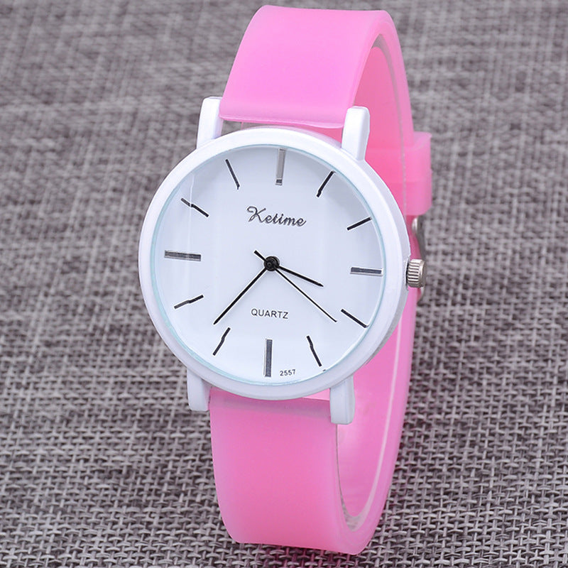 Fashion Silicone Band Quartz Watch
