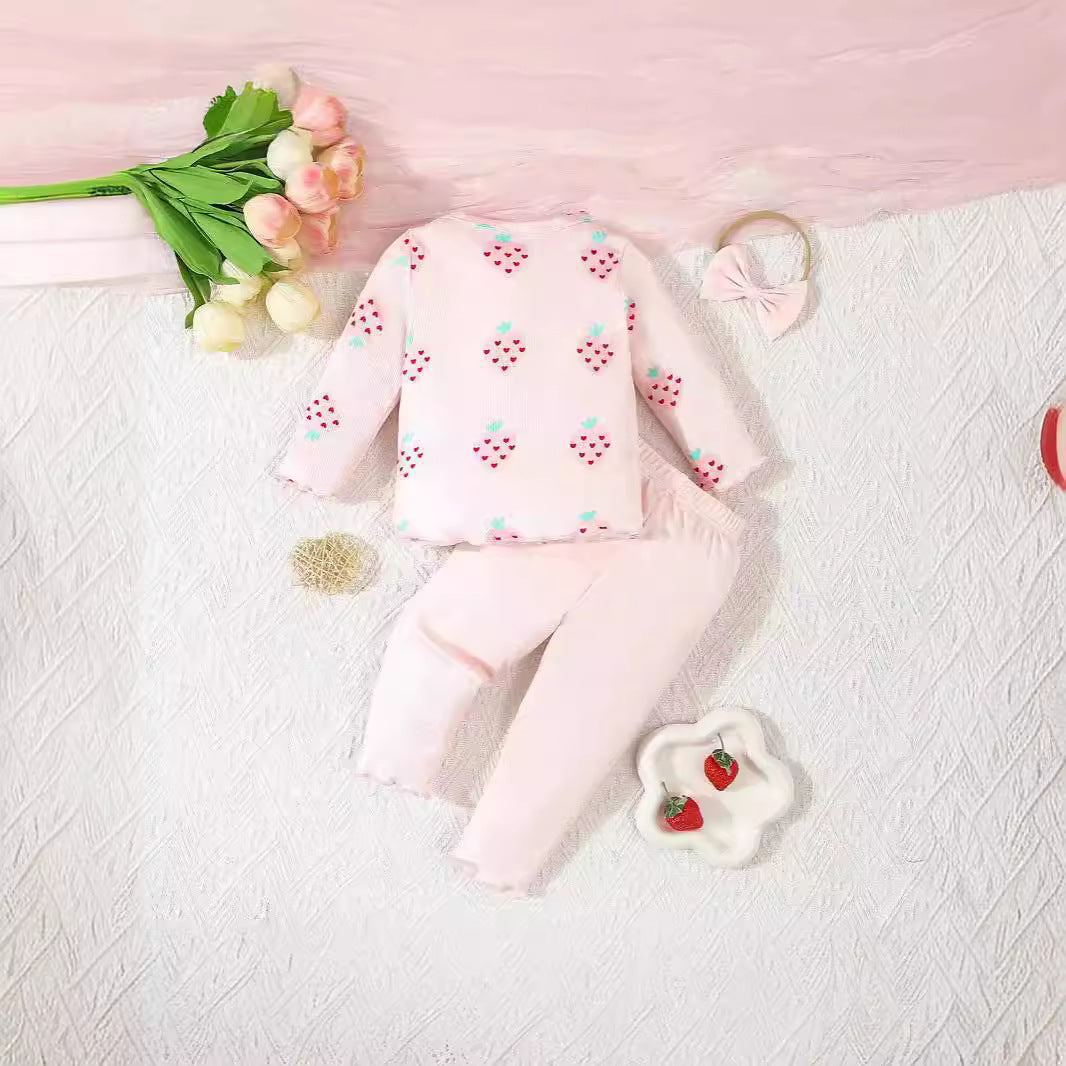 Ensemble 3 pièces imprimé pour bébé