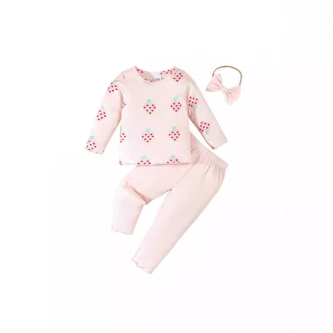 Ensemble 3 pièces imprimé pour bébé