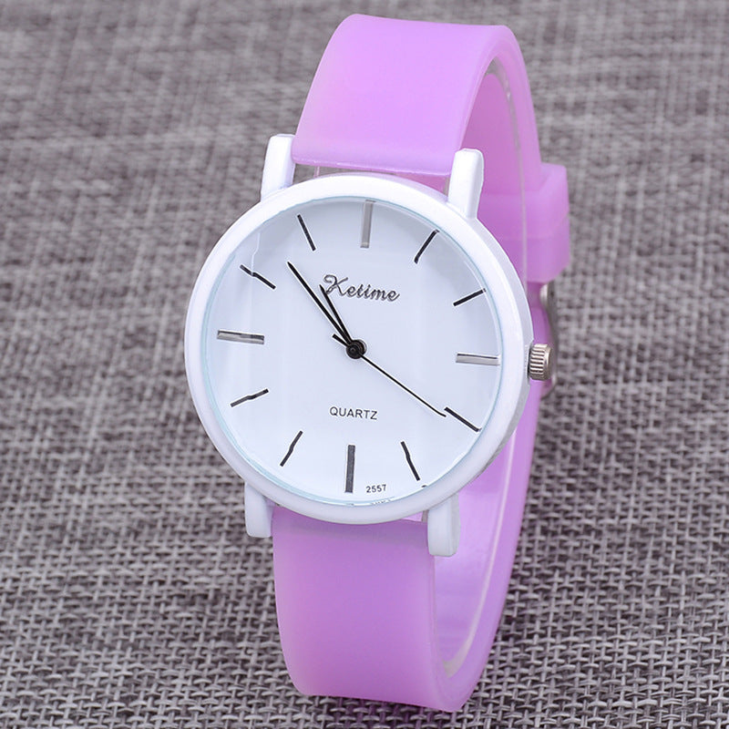 Fashion Silicone Band Quartz Watch