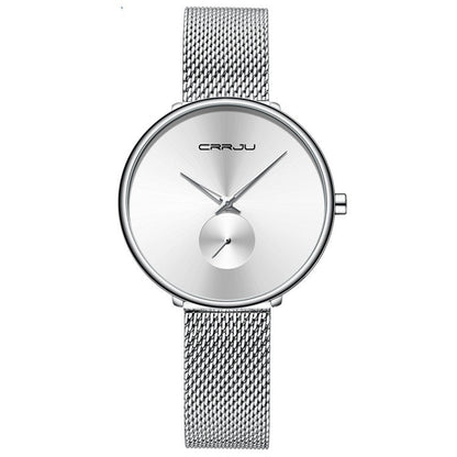 Women's Stainless Steel Strap Mesh Strap Watch Simple