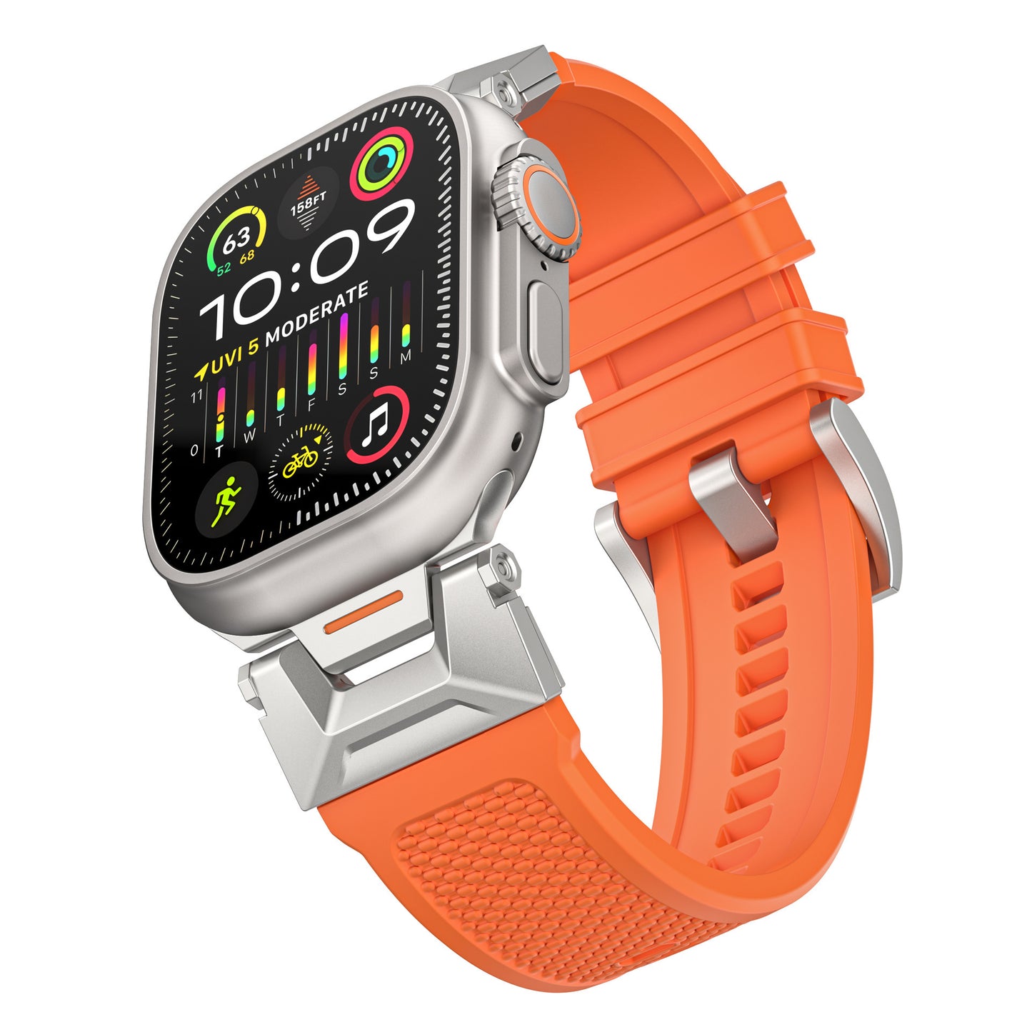 Outdoor Sports Pure Color All-matching Silicone Strap