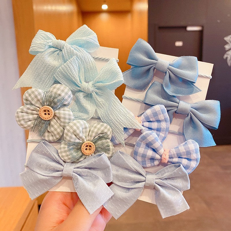 Baby Hair Rope Girls' Fabric Bow