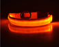 Collier lumineux LED en nylon pour chien et chat, sécurité nocturne, clignotant, brille dans le noir, laisse réglable, fournitures pour animaux de compagnie