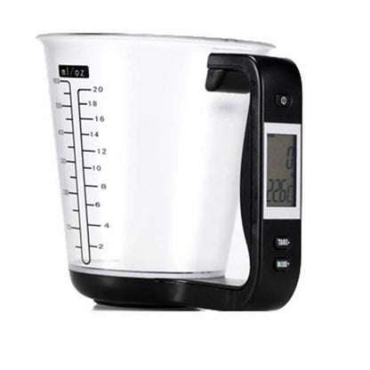 Balance de cuisine électronique avec tasse à mesurer 