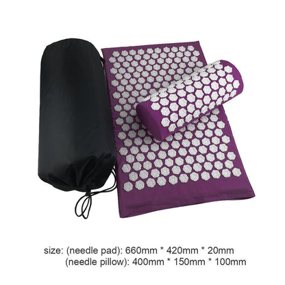 Coussins de massage, tapis d'acupression Lotus, oreillers, tapis de yoga