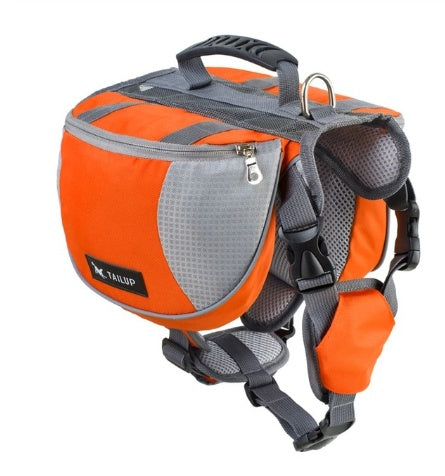 Harnais pour animaux de compagnie d'extérieur avec sac à dos