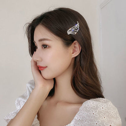 Angel Wings Hairpin Full Of Diamond Girls Side Hairpin