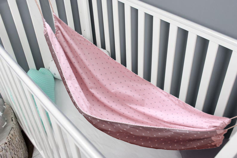 Baby Hammock Indoor Cradle With Hanging Cloth Bag To Coax Sleep