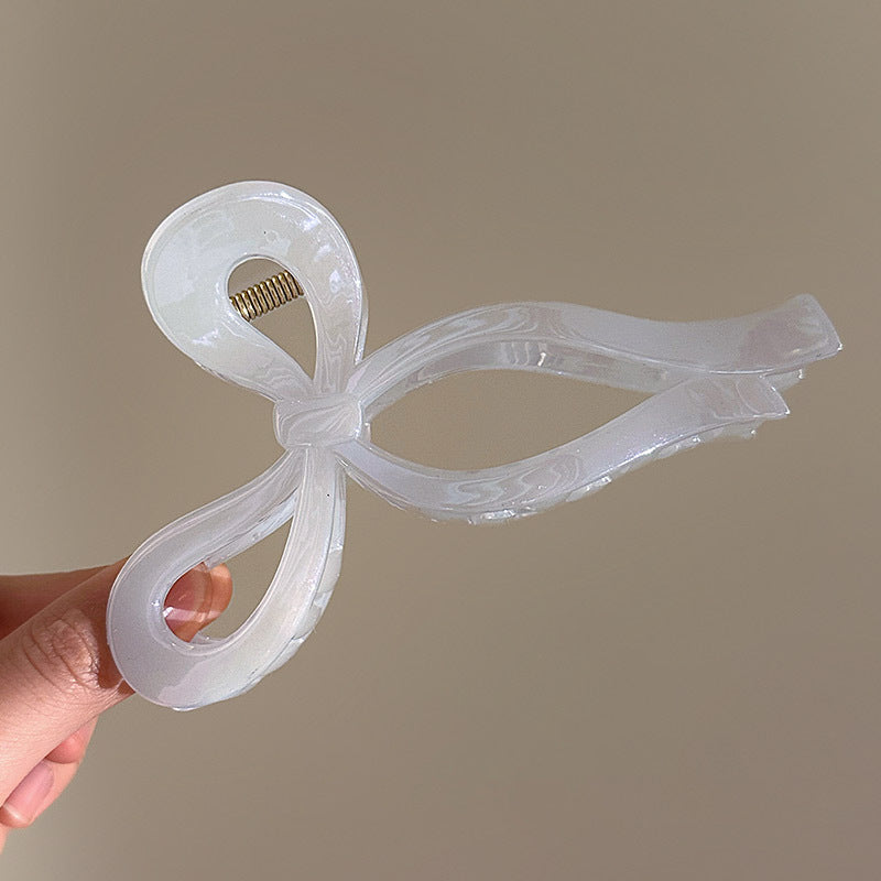 Ice Bowknot Barrettes Women's High-grade Sense