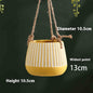 Cradle And Flower Pot Hanging Creative Green Radish Succulents