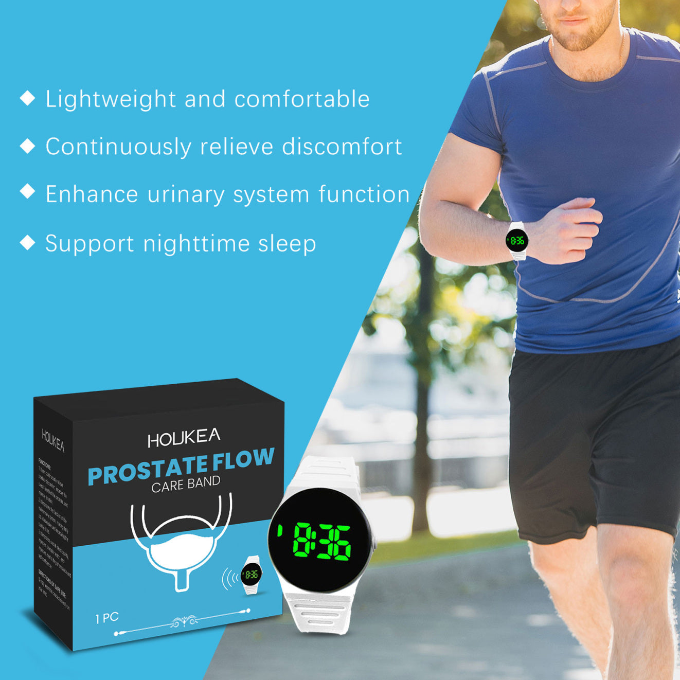 Houkea Sports Watch Body Care Outdoor Fitness, Time Management, Sports Management, Personality, Stylish And Versatile