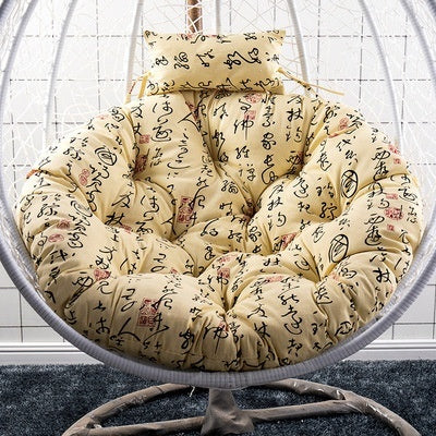 Swing Bird Nest Rattan Chair Removable And Washable Round Cradle Chair Cushion