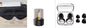 Humidificateur d'ambiance à lumière LED, diffuseur d'arômes aux chandelles, portable, 120 ml, humidificateur d'air électrique USB, brumisateur à brume fraîche, 8 à 12 heures d'autonomie, veilleuse LED