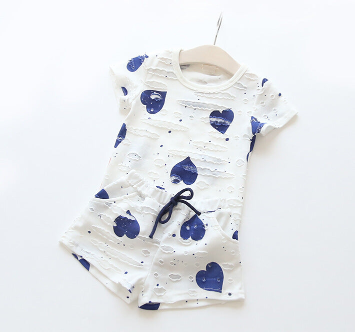 Ripped care Short sleeve T-shirt set