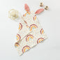 Baby Rabbit Ears Appeasing Towel Cotton Cloth To Sleep With Hug Blanket