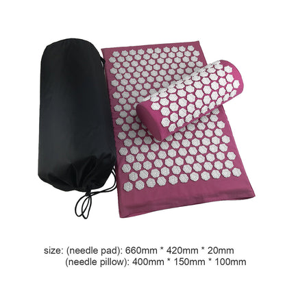 Coussins de massage, tapis d'acupression Lotus, oreillers, tapis de yoga
